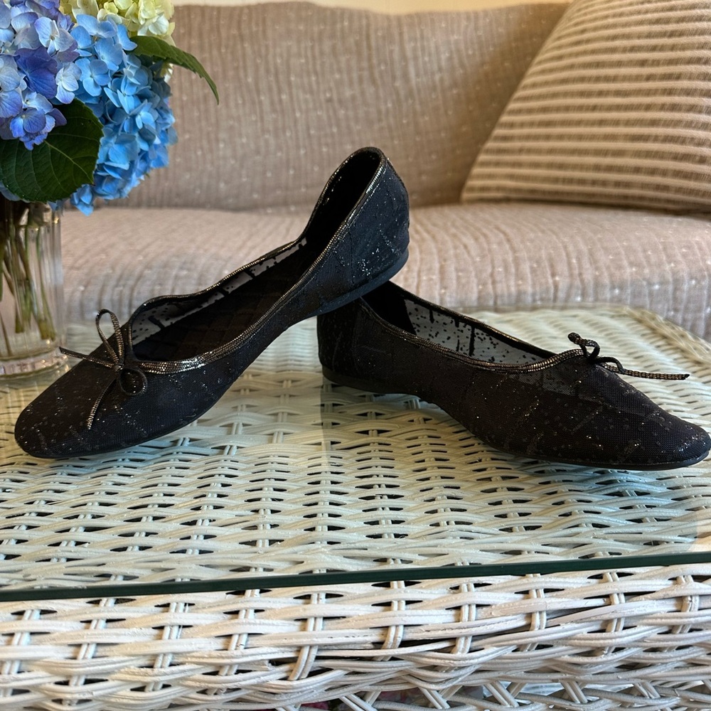 BIRDIES Elegant Black Ballet Flats